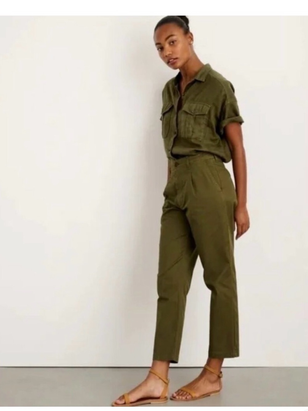 Alex Mill Olive Green Chinos
